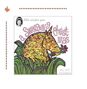 Album cover for Ella's Swinging Christmas