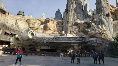 Millenium Falcon in Batuu