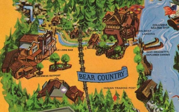 Map of Bear Country in 1972