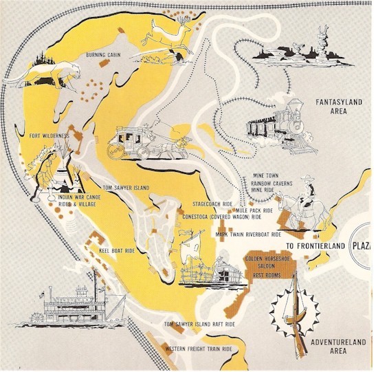 Map of Frontinerland in 1957